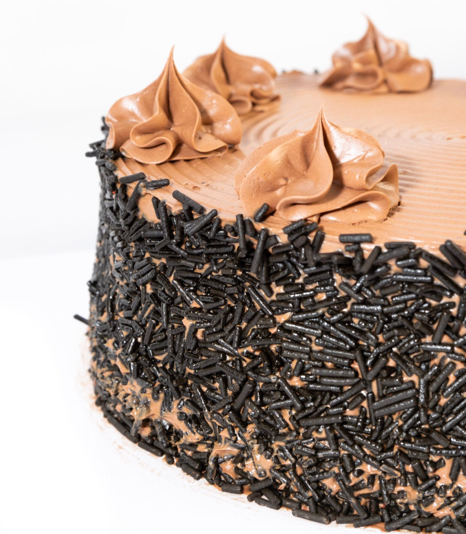 Purple Box signature layered cake
